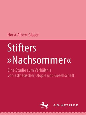 cover image of Stifters "Nachsommer"